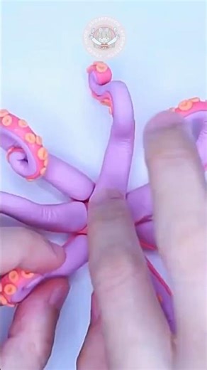 Octopus cake topper #fondant #underthesea