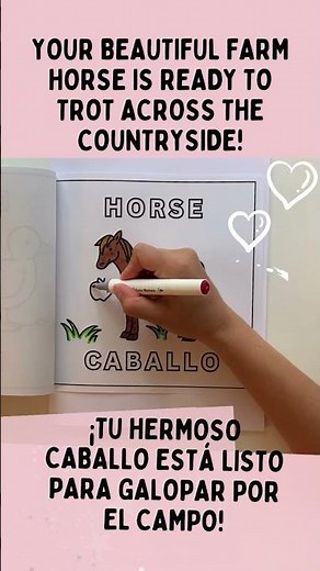 🐴 Como colorear un caballo | How to Color a horse #educationalvideo #inspiration #kids #kidstiktok