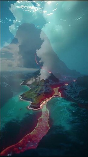 How Do Islands Form in the Middle of Oceans? 🌊 | Volcano Island Formation Explained! #geography#fact