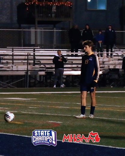 28K views · 222 reactions | JAYCE HANDLEY CALLS GAME ⚽️ The senior buried the clincher in PKs as Portage Central defeats Ann Arbor Huron 1-0 (4-2 in PKs) in the D1 Final, to capture the first MHSAA boys soccer state title in school history. | State Champs Michigan | Facebook