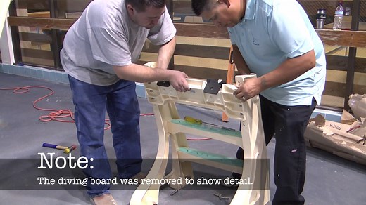 Installing the Diving Board