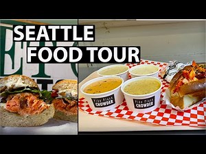 Seattle Food Tour | Market Grill, Pike Place Chowder and Briley's BBQ + Space Needle