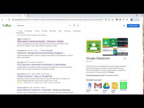 ¿Cómo abrir Google Classroom desde el computador?