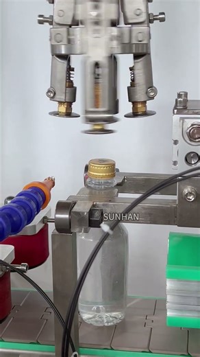 Automatic Juice Bottle ROPP Cap Capping Machine #cappingmachine #capper