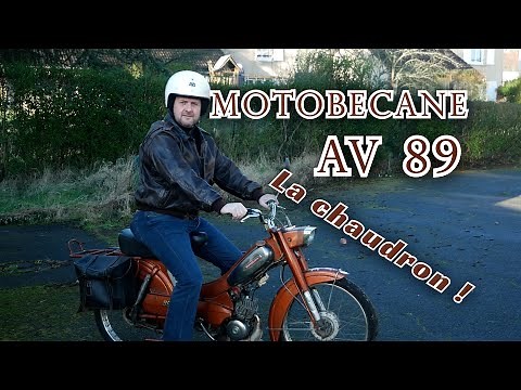 mobylette MOTOBECANE AV89 la "chaudron" . Une légende du deux roues qui a transporté tant de monde !