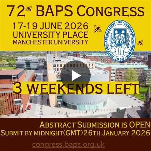 #72ndbaps #72ndbaps | British Association of Paediatric Surgeons