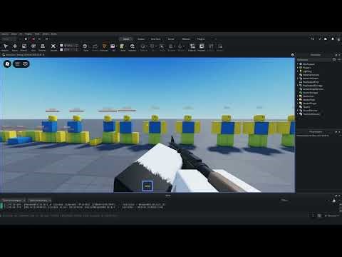 R6 Advanced Gun System Roblox Studio