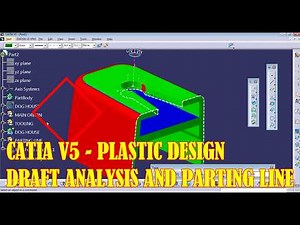 CATIAV5- Draft Analysis and Parting Line