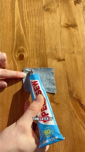 Easy trick to stop fabric from fraying