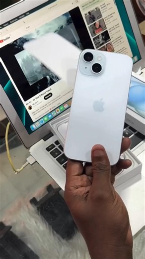 Unboxing iphone 15 Blue Colour