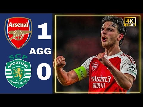 Arsenal vs Sporting Lisbon AGG 1-0 Highlights & Goals •champions league 2026