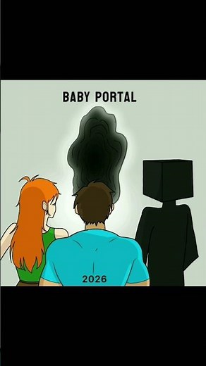 Minecraft: When the Past Meets the Present 🙀 (Steve, Alex & Enderman)