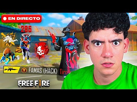 JUGADOR CON 100% TIRO A LA CABEZA !! SUBIENDO MI KD A 30 EN FREE FIRE🔴DIRECTO🔴 | TheDonato