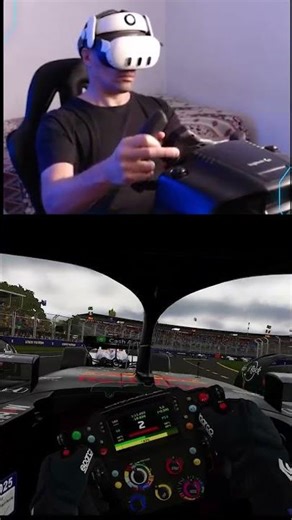 COMO é o GP da AUSTRÁLIA F1 em REALIDADE VIRTUAL #simracing #f1 #shorts #vr