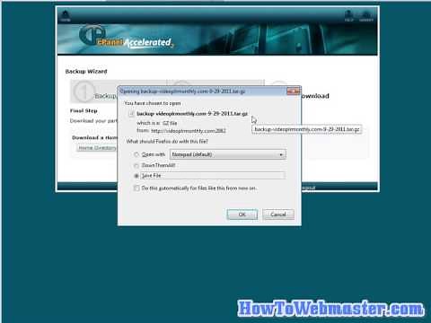 How To Backup and Restore Your Website Files - MYSQL Database With Cpanel
