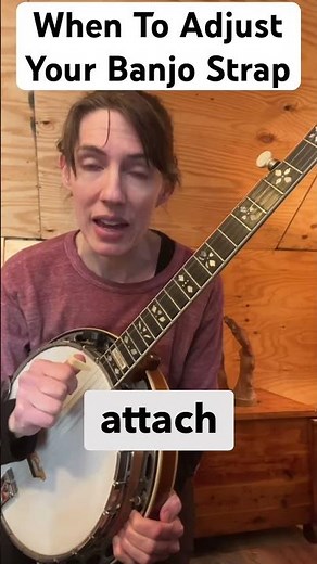 When To Adjust Your Banjo Strap #bluegrassbanjo #bluegrass #banjo