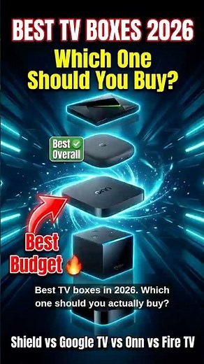 Best TV Box 2026? Onn 4K Pro vs Shield vs Google TV 🔥
