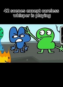 42 ship from the hit show bfdi 😍 #osc #fourbfdi #twobfdi #42bfdi #24bfdi #carelesswhisper #romantic