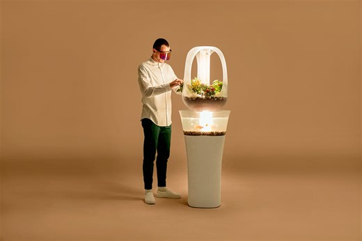 Eva - Modern Indoor Aquaponics Furniture - François Louis Édouard Hurtaud