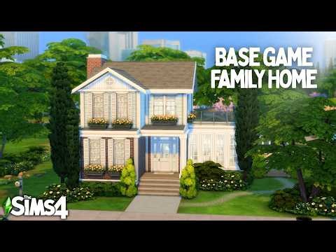 Classic Base Game Family Home || The Sims 4 Speed Build || No CC