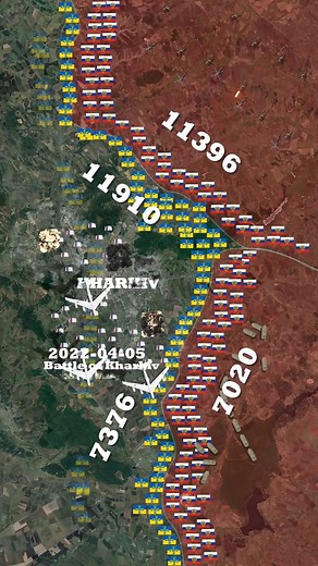 Xiang Wang | Battle of Kharkiv 2022 Timelapse Animated Map between Russia and Ukraine. #ukrainewar #russiaukraineconflict #kharkiv #ukrainewarmap #mapping | Instagram