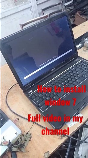 how to install window 7 in any laptop