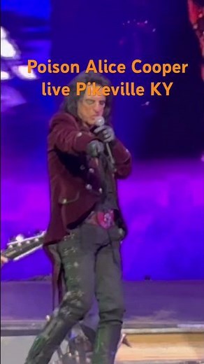 Poison Alice Cooper live Pikeville KY 4/24/26 #concert #live #music #fyp #foryou #popular #song