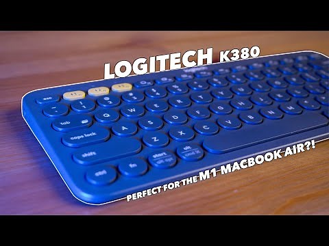 LOGITECH K380 Multi-Device Bluetooth Keyboard For 2020 M1 MacBook Air - UNBOXING, SETUP and REVIEW!