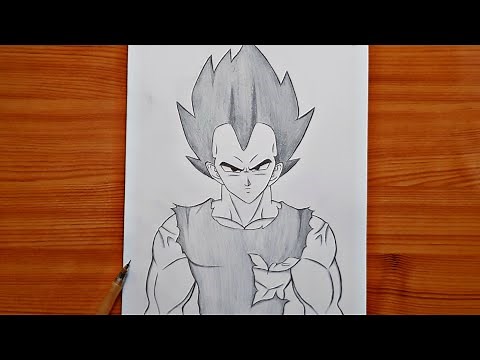 how to draw Vegeta Full Body ( Dragon Ball ) | Vegeta full body step by step | easy drawing