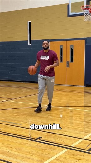 The Secret Setup That Makes Your Euro Step 10x Deadlier 😵 Your Euro step isn’t deadly because of the two steps… It’s deadly because of what happens right before them. This setup dribble footwork “trigger” forces the defender to: > stand up for half a second > shift the wrong way > lose the angle to cut you off And that is the window your Euro needs. So when you hit the Euro after this move, you’re not just changing lanes... You’re changing lanes after you already stole their balance. 💬 Want to