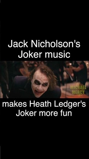 Jack Nicholson's Joker music makes Heath Ledger's Joker more fun