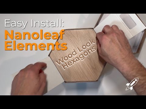 How to Install Nanoleaf Elements Hexagons in 7 mins! #howto #smarthome #diy #led ‪@nanoleafofficial‬