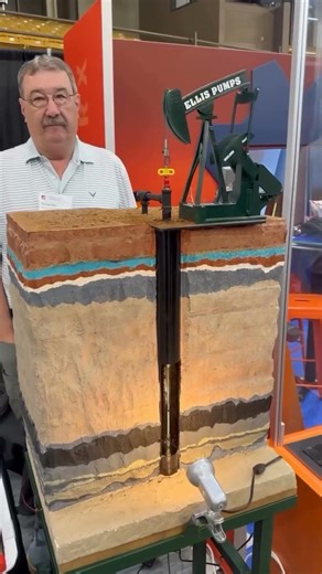 How is oil extracted from the ground?