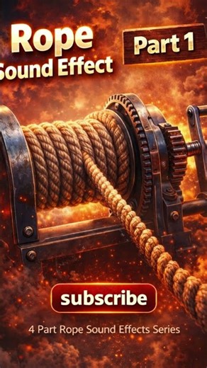 Rope Sound Effect | Realistic Rope SFX Part 1 | High Quality Sound Effects