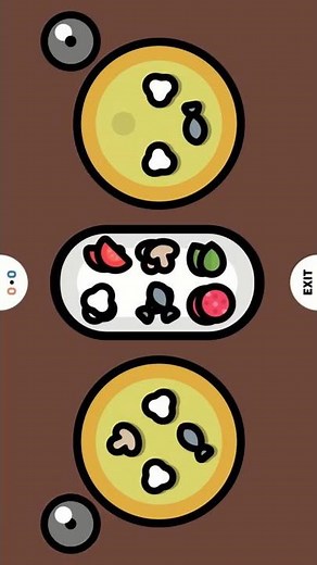 Pizza memory - 2 Player Games