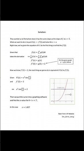The Fundamental Theorem of Calculus
