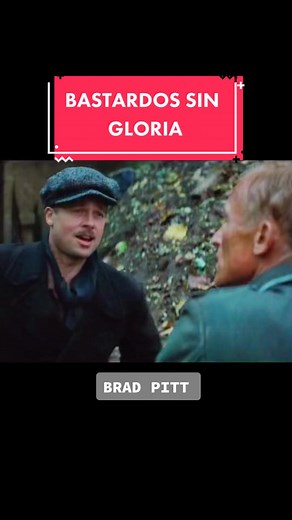 Teniente Aldo Raine interpretado por Brad Pitt. Inglourious Basterds “Bastardos sin gloria” 2009. #bastardossingloria #theinglouriousbasterds #cinéfilos