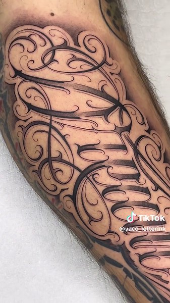 Freehand Chicano Letters: A Tattoo Art Guide