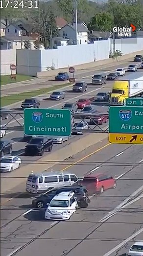 Driver who missed exit causes multi-vehicle pileup on Ohio interstate