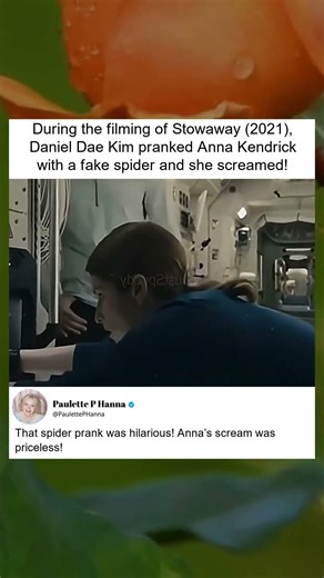 Daniel Dae Kim Pranks Anna Kendrick with Fake Spider