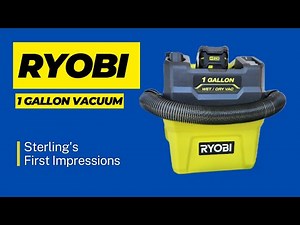 NEW Ryobi ONE Gallon Wet/Dry Vacuum 18 Volt PCL733B (1 Gallon)