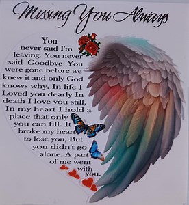 Angel Wing Heart Memorial Decal - Etsy