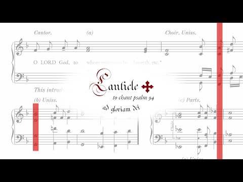 Canticle IV for Psalm 94 – A Canticle for the 4th day of the Week (Original Canticle)