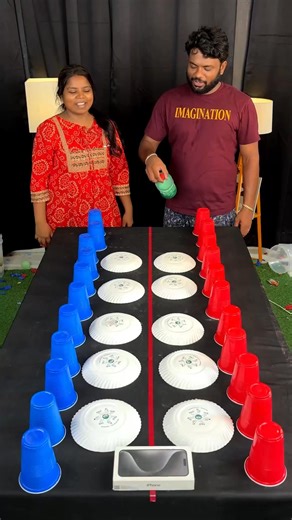 6.8K views · 25 reactions | Bro vs Sis Bottle Flip Guess Number & Drop Cup Challenge #reels | Family Challenge | Facebook