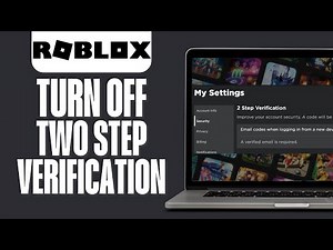 How to Turn off 2 Step Verification on Roblox Without Email (Step-by-Step)