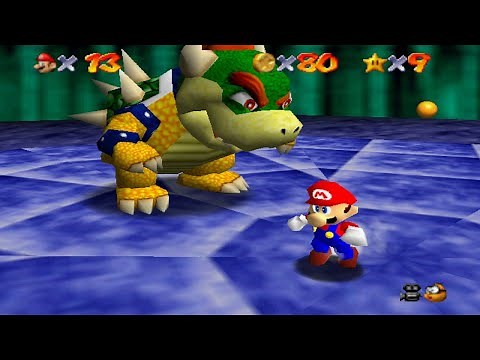 Super Mario 64: Part 9: Bowser in the Dark World (Bowser Boss 1 + Red Coin Star)
