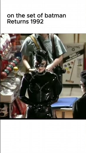 Tim Burton and Michelle Pfeiffer in Batman Returns (1992) #shorts #subscribe #video #movie #batman