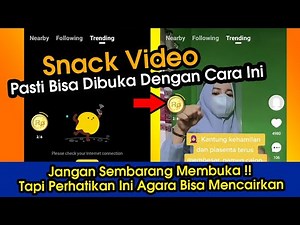 How to Open the Blocked Snack Video App, But Pay Attention to This