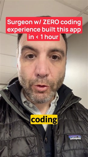 Todd Ponsky, MD | Ped Surgeon on Instagram: "I'm a surgeon. Zero coding skills. Just built this app in 1 hour 👨‍⚕️💻 The problem: Messy computer files everywhere The solution I built: ✅ Scans entire computer ✅ Finds unnecessary files ✅ Suggests archive/delete/move ✅ Reorganizes everything ✅ Uploads to Dropbox ✅ One-click cleanup Built this in ~60 minutes with vibe coding. No engineers. No coding background. Just saw a problem and solved it. This is what's possible now. The barrier between idea 
