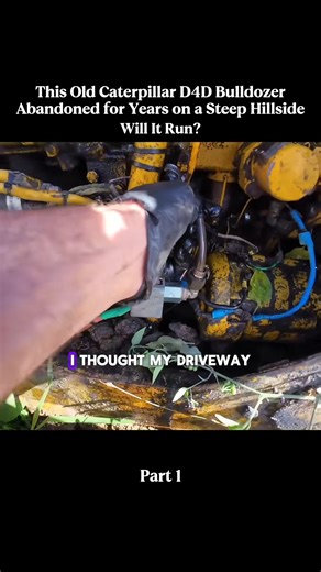 Part 1-Rescuing A Cat D4D Dozer Abandoned For Year on a Steep Hillsid... | Willitrun